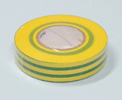 PVC-tejp 19mm gulgrön 20m