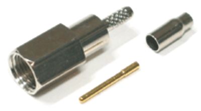 FME-förlängningskontakt, pressbar RG-174U