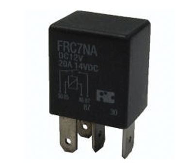 Bilrelä 1 slutande kontakt 24Vdc 20A