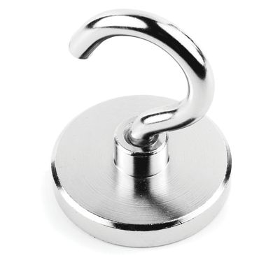 Permanentmagnet med fästhake Neodymium N38 50x9,0mm