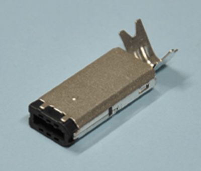 FireWire-kontakt 6-polig