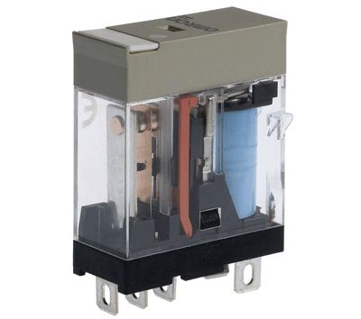 Effektrelä med skyddsdiod 1 växlande kontakt 12Vdc 10A/250Vac (G2R-1-SND-12VDC)