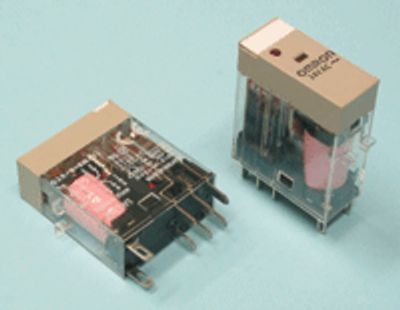 Effektrelä 2-växlingskontakter 24Vac 5A/250Vac (G2R-2-SN-24VAC)