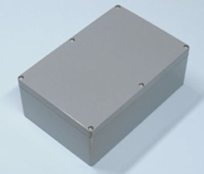 Plastlåda 240x160x90mm grå IP65