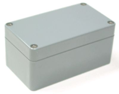 Plastlåda 115x65x55mm grå IP65