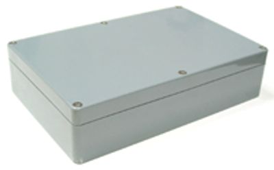 Plastlåda 222x146x55mm grå IP65