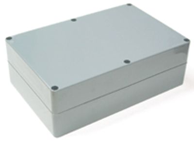 Plastlåda 222x146x75mm grå IP65