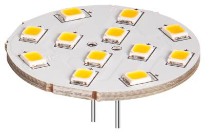 LED-lampa G-4 12V 2W 230lm varmvit