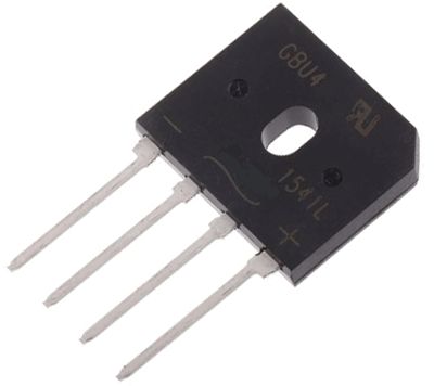 Likriktarbrygga 100V 4A SIL