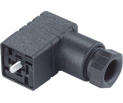 Ventilkoppling C-serien 3+1-polig PG7 svart (933023-100)