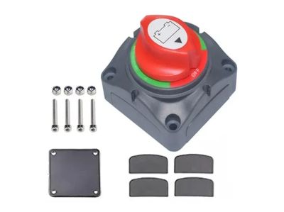 Huvudströmbrytare 1xON-OFF-ON 200A 48Vdc