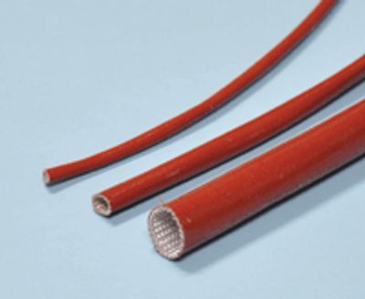 Silikon-/glasfiberskydd 20 mm rödbrun