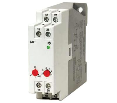 Utsläppsminskningsrelä för DIN-skena 24-240Vac/dc