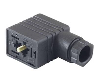 Ventilkontakt B-serien 2+1-polig PG9 svart (932977-100)