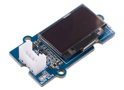 Svartvit OLED-skärm 0,96" (Grove) för Arduino (104020208)