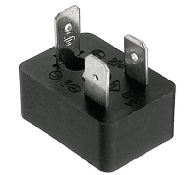 Ventilhuskoppling 2+1-pol svart (931352-100)