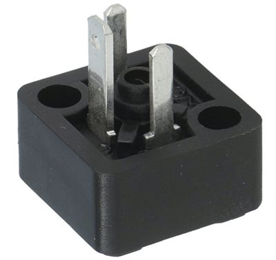 Ventilhuskoppling 2+1-pol svart (933110-100)