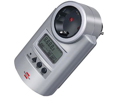 Energiförbrukningsmätare för Schuko-uttag 16A 3600W