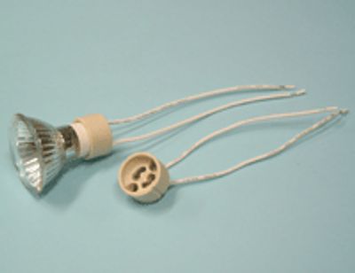 Lampfattning för lampor GU-10/GZ-10