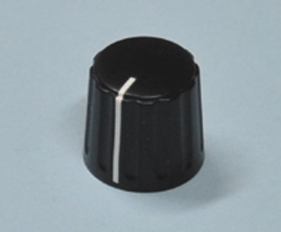 Plastknopp 6mm/18,5mm svart