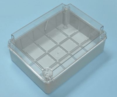 Installationsbox IP56 300x220x120mm grå/transparent