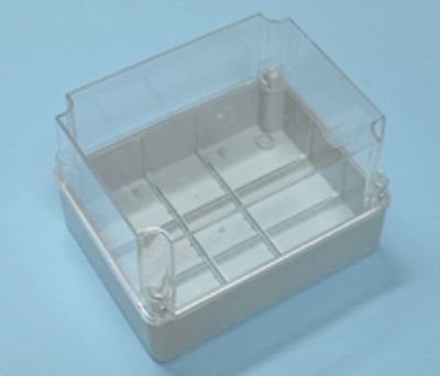 Installationsbox IP56 460x380x180mm grå/transparent