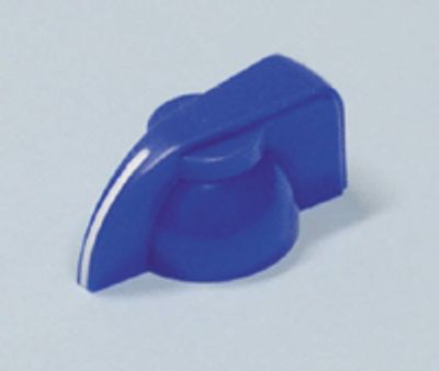 Plastknopp 6mm/19,5x32mm blå