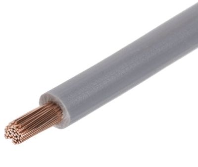 Anslutningskabel halogenfri (LSZH) 2,5mm² grå