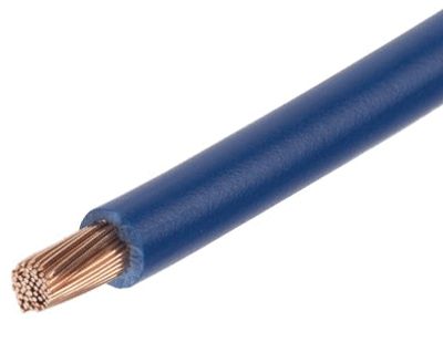 Anslutningskabel halogenfri (LSZH) 10mm² mörkblå