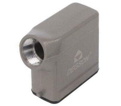 HAE-kontaktlåda vinkel 10-polig med längsgående låsning PG16 (D10A-SE-2G-PG16)