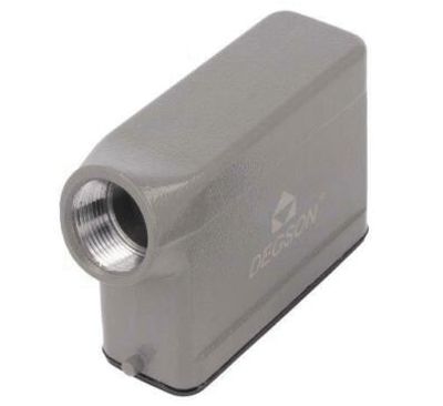 HAE-kopplingsbox vinkel 16-polig med längsgående låsning PG16 (D16A-SE-2G-PG16)