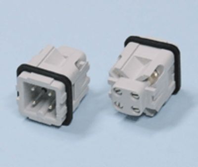 HAE-kontaktstycke 4-polig hane 10A 250Vac