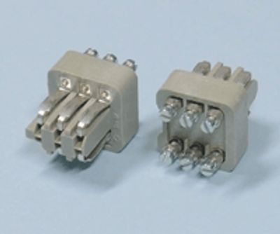 HAN-kontakt 6-polig hane 10A 48V