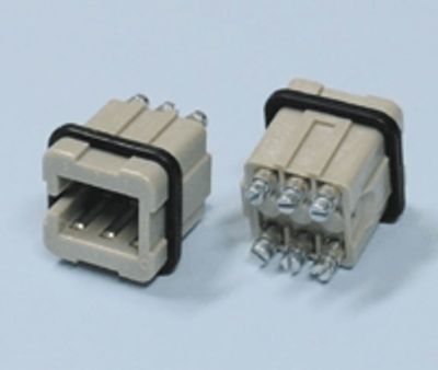 HAN-kontaktstycke 6-polig hona 10A 48V