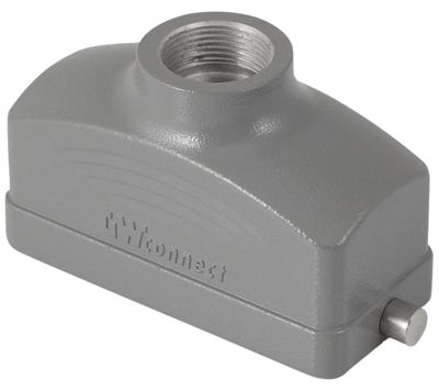 HBE-kopplingsbox rak 10-polig med längsgående låsning (93601-1735)