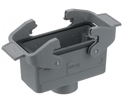 HBE-kopplingsbox 10-polig rak med låsspår