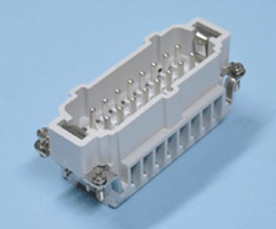 HBE-kontaktstycke 16-polig hane 16A 400Vac