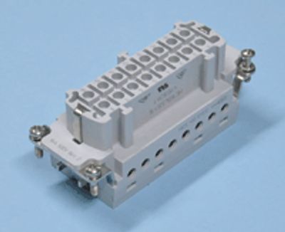 HBE-kontaktstycke 16-polig hona 16A 400Vac