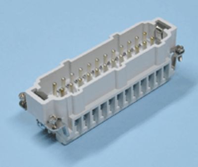 HBE-kontaktstycke 24-polig hane 16A 400Vac