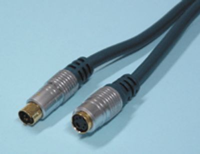 S-video förlängningskabel förgylld 10m Clicktronic