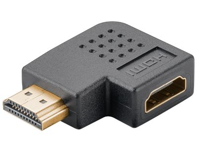 HDMI-vinkeladapter 90° hane/hona 8K