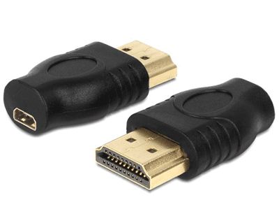 Adapterkontakt HDMI-hane/micro-HDMI-hona
