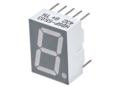 7-segmentsdisplay 14,2 mm CC röd *