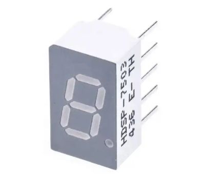 7-segmentsdisplay 8mm CC röd *