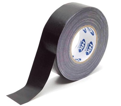 Tygtejp 50mm svart 50m/rulle