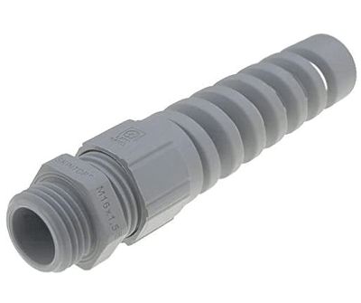 Bussningstätning med böjskydd IP68 plast M16 grå (53111610)