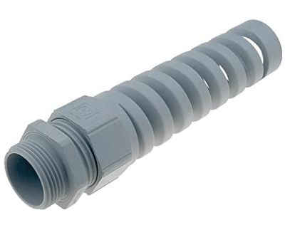 Bussningstätning med böjskydd IP68 plast M25 grå (53111630)