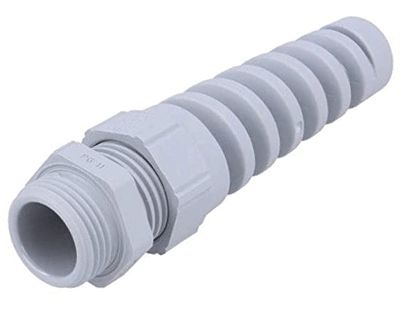 Bussningstätning med böjskydd IP68 plast PG11 grå (53015620)