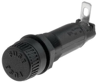 Säkringshållare för panel 6,3x32mm 10A 250Vac (03453LF1H)