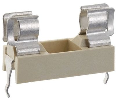Säkringshållare för kretskort 5x20mm 6,3A 250Vac (PTF/15)